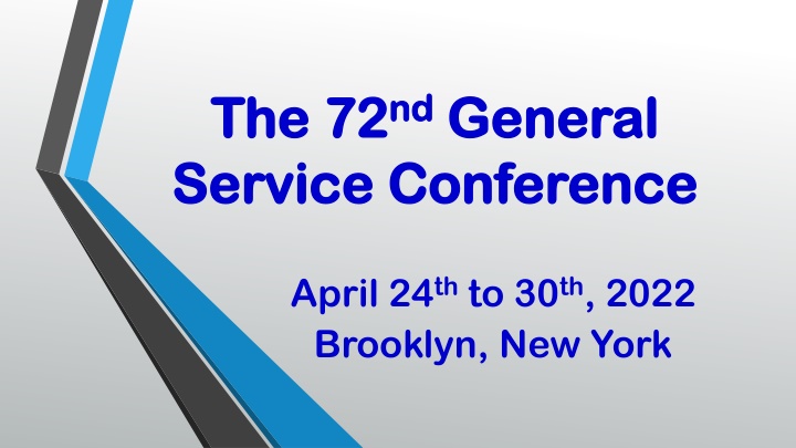 the 72 the 72 nd service conference service n.w