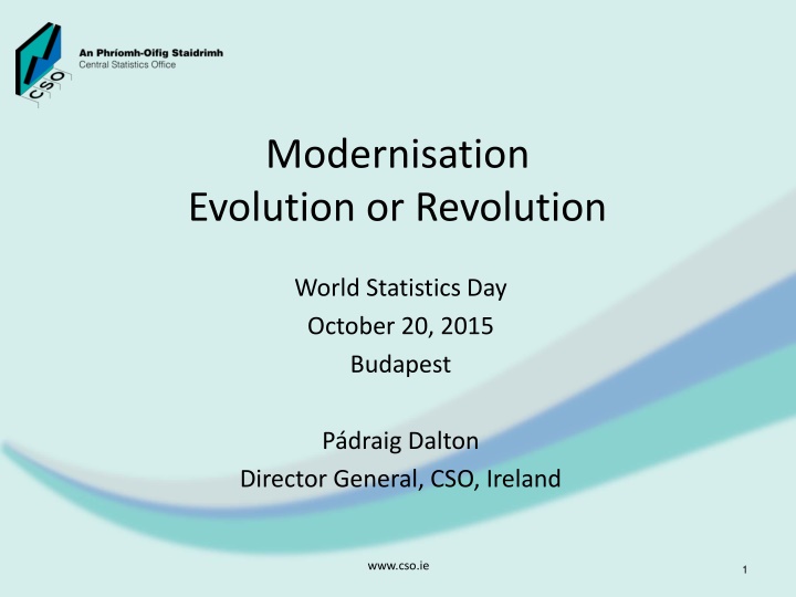 modernisation evolution or revolution n.w