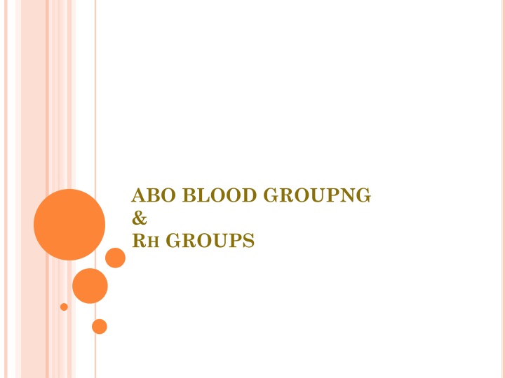 abo blood groupng r h groups n.w