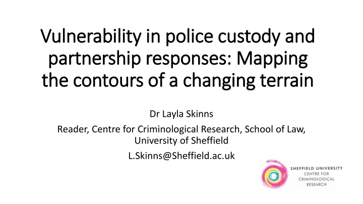 vulnerability in police custody and vulnerability n.w