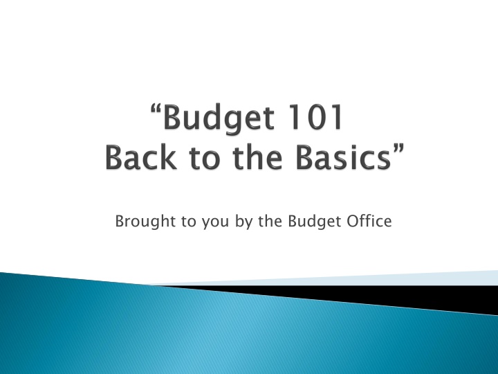 brought to you by the budget office n.w