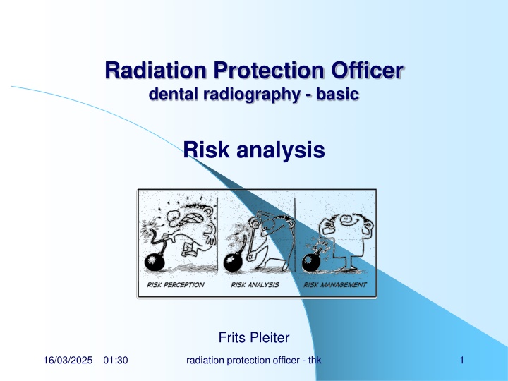 radiation protection officer dental radiography n.w