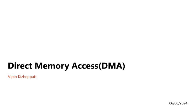 direct memory access dma n.w