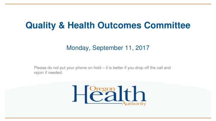 quality health outcomes committee n.w
