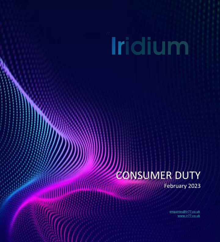 CONSUMER DUTY