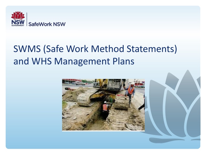 swms safe work method statements n.w
