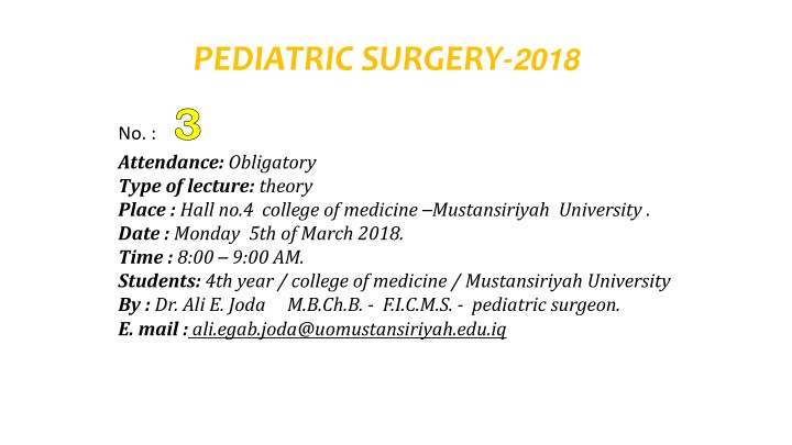 Pediatric Surgery 2018: Understanding Neonatal Intestinal Obstruction