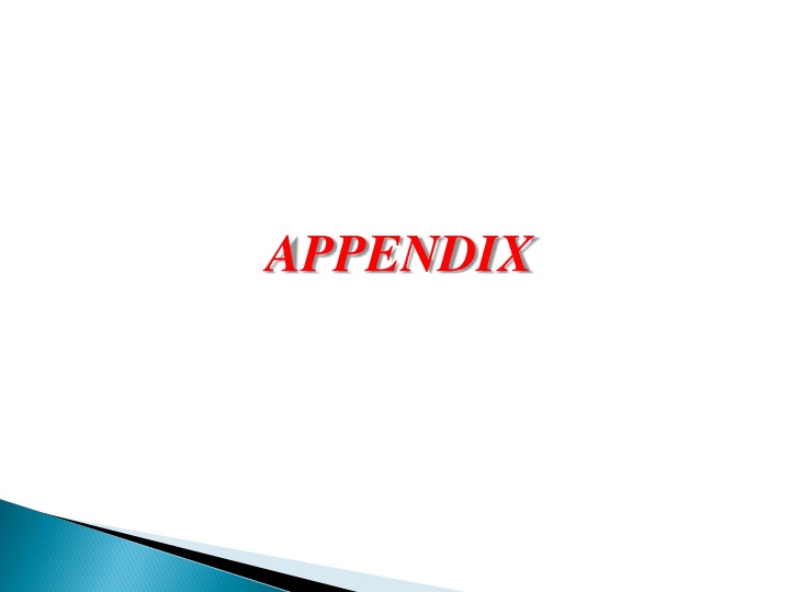appendix n.w