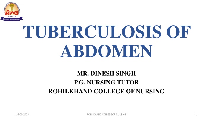 Abdominal Tuberculosis: Causes, Symptoms, Diagnosis