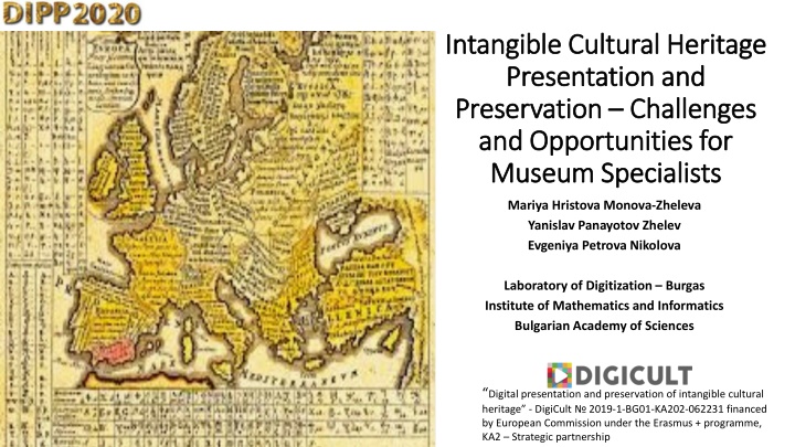intangible cultural heritage intangible cultural n.w