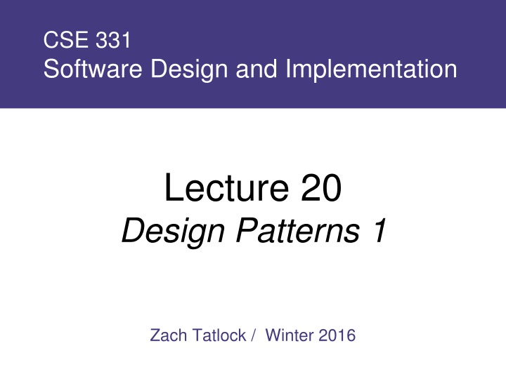 Introduction to Design Patterns in Software Development