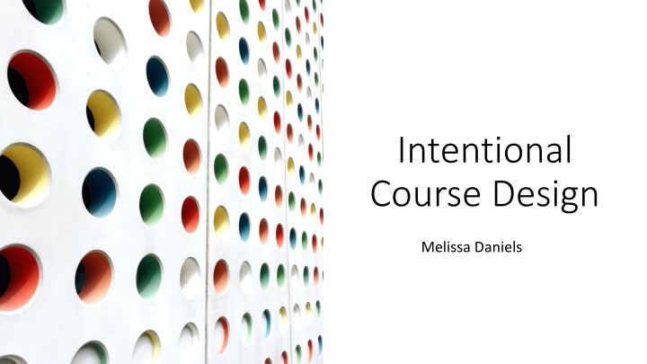 Enhancing Student Engagement through Course Design
