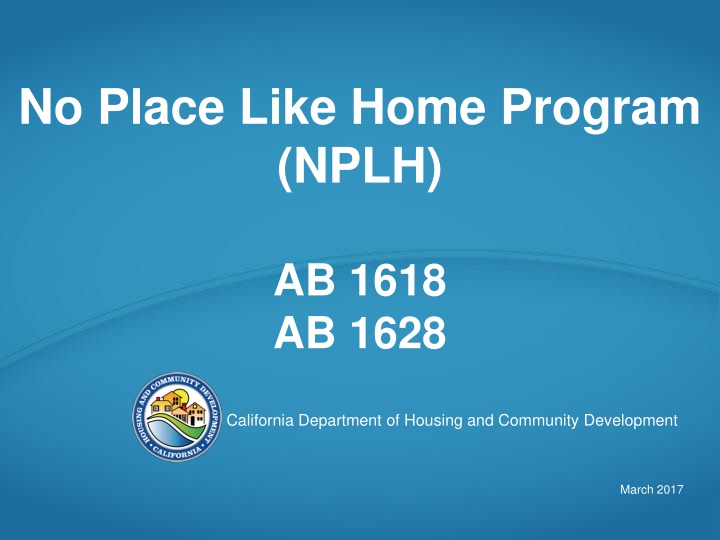 no place like home program nplh n.w