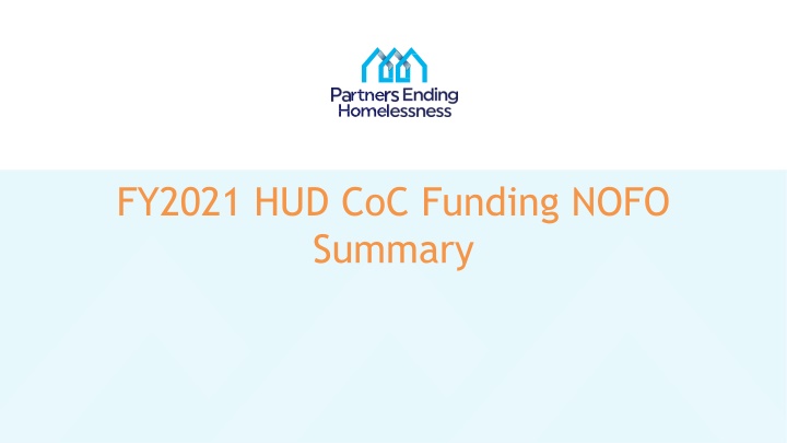 FY2021 HUD CoC Funding Overview