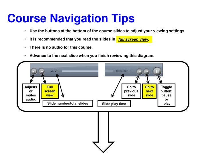 course navigation tips n.w