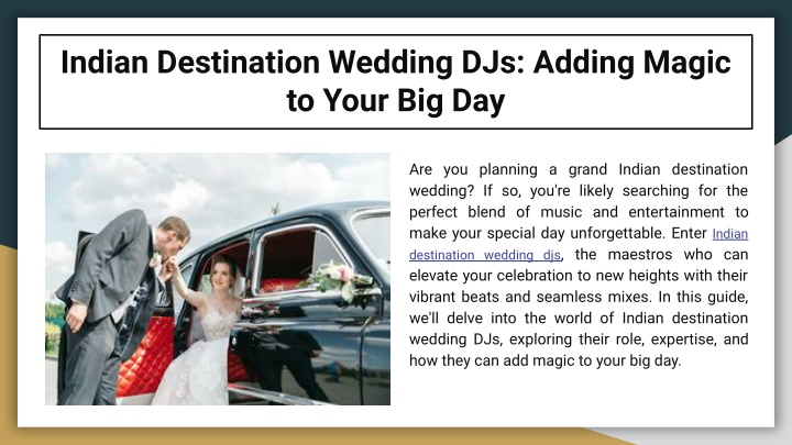 indian destination wedding djs adding magic n.w
