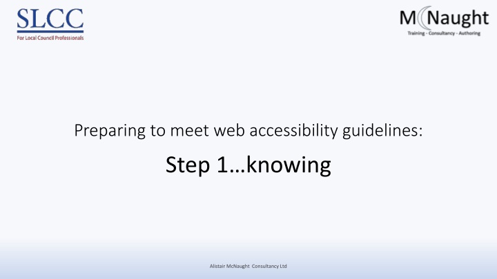 Web Accessibility Guidelines Overview