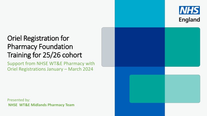 NHSE.WT&E Pharmacy Support Sessions Jan-Feb 2024