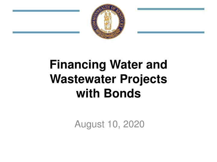 financing water and wastewater projects with bonds n.w
