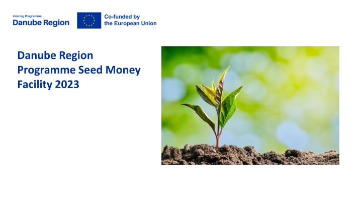 Danube Region Programme Seed Money Facility 2023