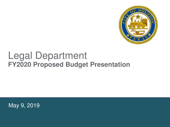 legal department fy2020 proposed budget n.w