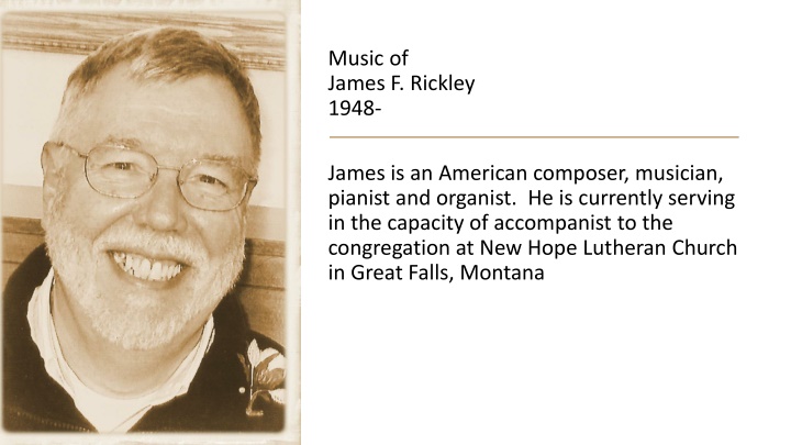 music of james f rickley 1948 n.w