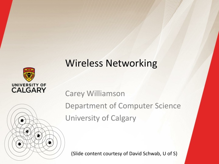 Wireless Networking Technologies