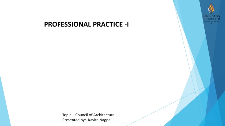 professional practice i n.w