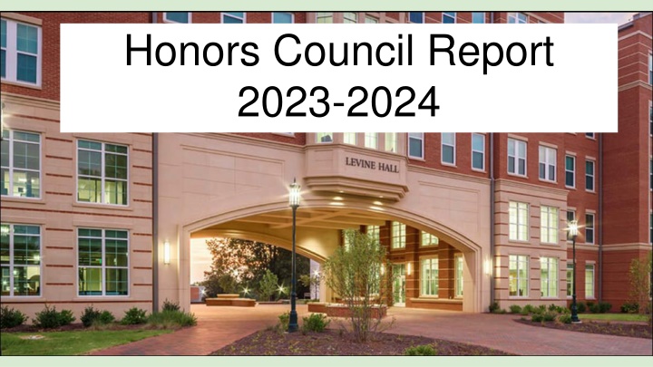 Honors College Council Report 2023-2024 Highlights