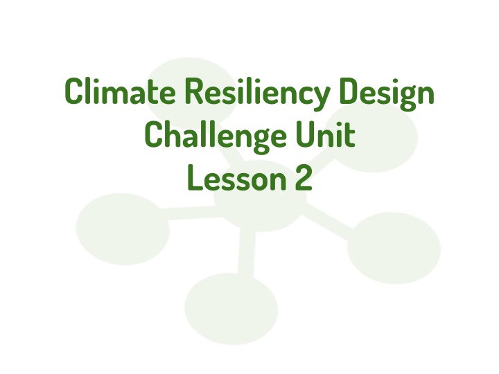 Climate Resiliency: Food System Analysis