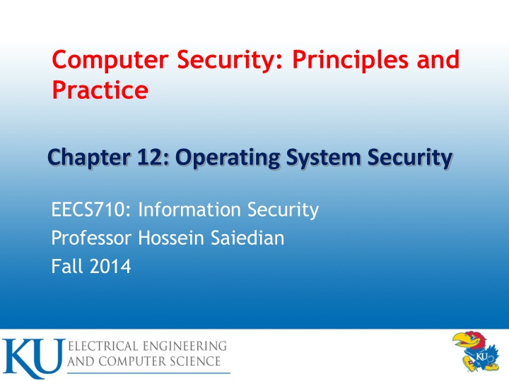 Computer Security: Principles and  Practice