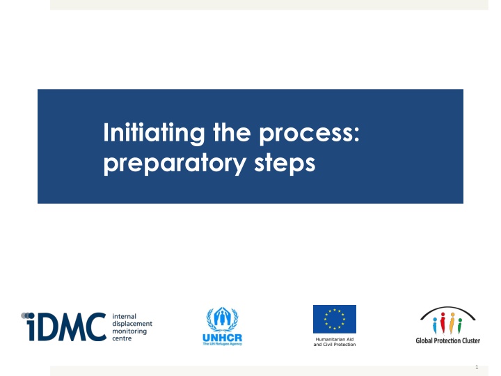 initiating the process preparatory steps n.w