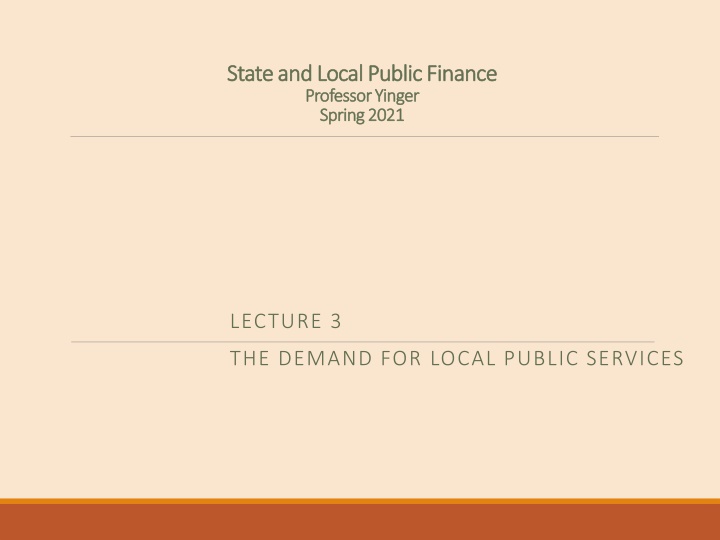 Local Public Service Demand: Citizen Behavior Insights