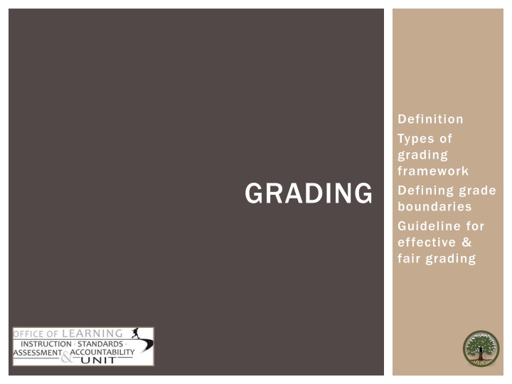 Types of Grading Framework & Guidelines for Effective Grading