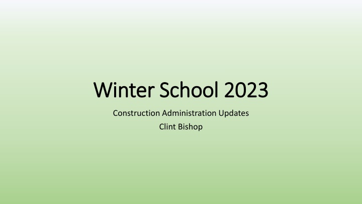 winter school 2023 winter school 2023 n.w