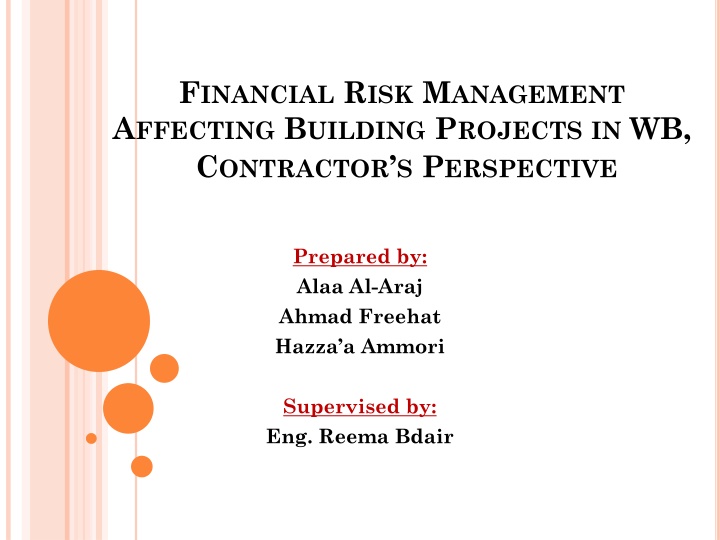 FINANCIAL RISK MANAGEMENT