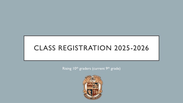 class registration 2025 2026 n.w