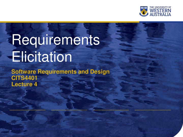 requirements elicitation n.w