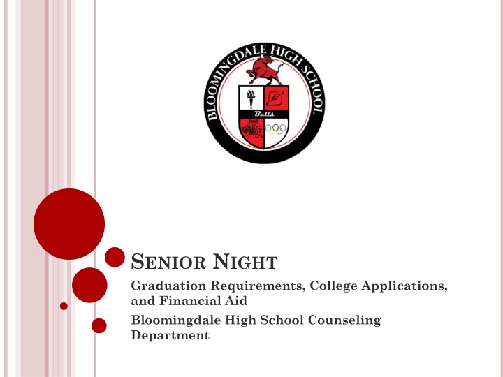 Bloomingdale High School Counseling Department Information