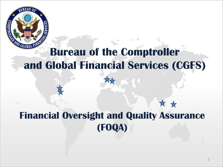 bureau of the comptroller and global financial n.w