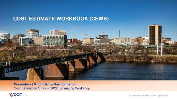 cost estimate workbook cewb n.w