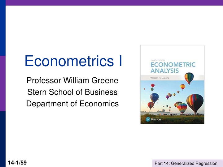 Generalized Regression: Assumptions and Implications