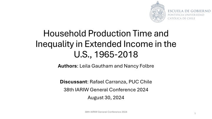 householdproductiontime and inequalityin extended n.w