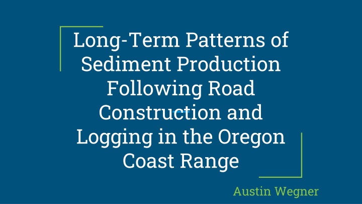Bridge Inventory and Structure Identification