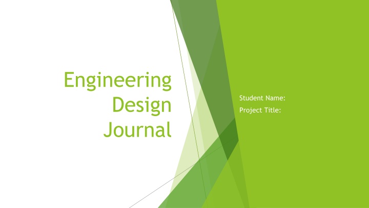 engineering design journal n.w