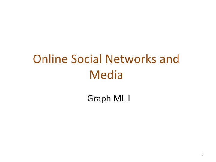 Graph Machine Learning Overview: Traditional ML to Graph Neural Networks