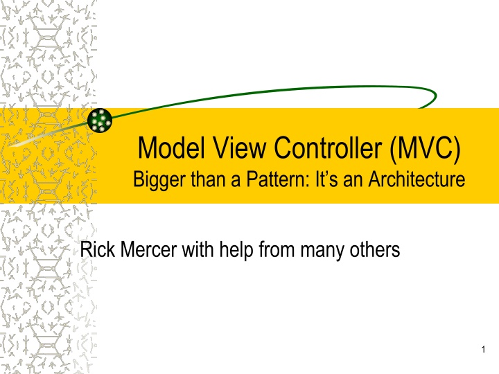 Model View Controller (MVC)