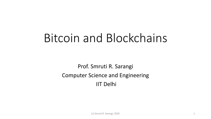 Bitcoin, Blockchains, and Cost Functions