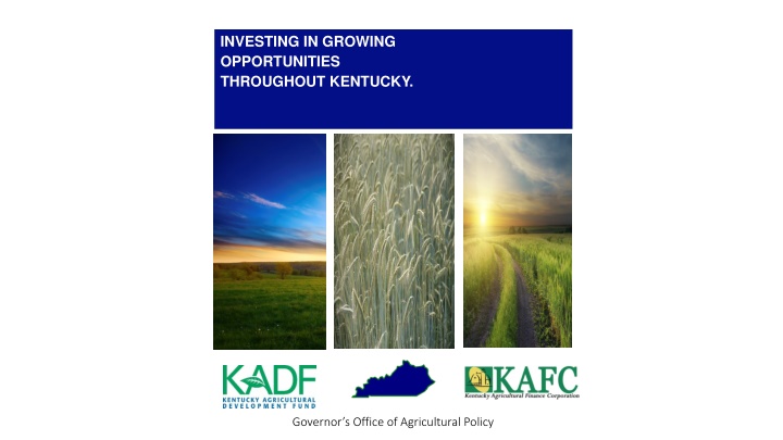 Investing in Growing Opportunities throughout Kentucky