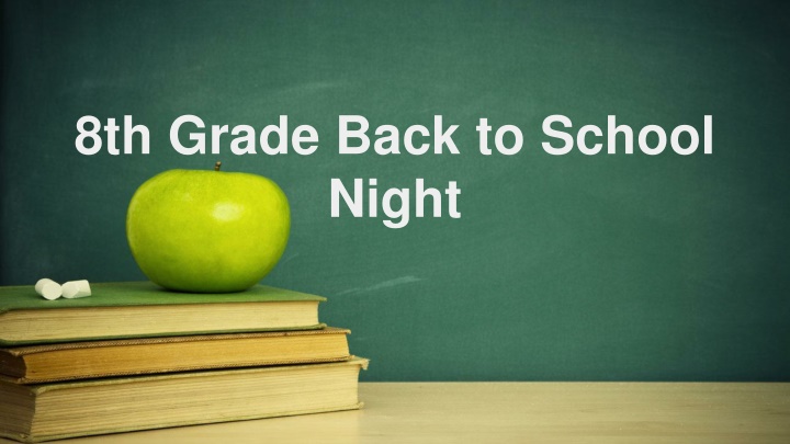 8th grade back to school night n.w